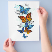 Prospectus Papillons volants Morpho et Monarch (main)