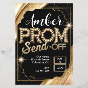 Prospectus Personnaliser PROM ENVOI Sparkling Noir et or