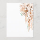 prospectus tropical beige et menthe (Dos)