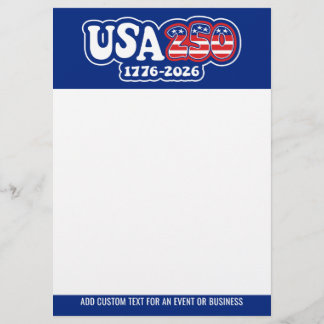 Prospectus USA 250 - 250e anniversaire de l'Amérique Rouge Bl