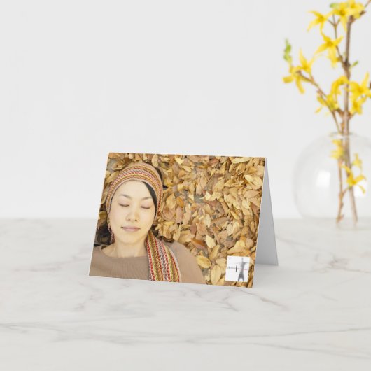 Prospèrent la carte d'Encouragment (Fleur jaune)