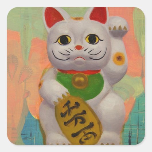 Prosperity Cat Stickers (Voorkant)