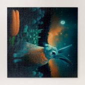 Prosperity Rabbit in the Moonlight Legpuzzel (Horizontaal)