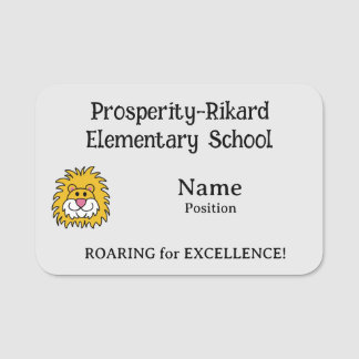 Prosperity Rikard naambordjes Naamplaatje
