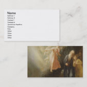 Prospero, Miranda en Ariel uit 'The Tempest', c Visitekaartje (Voorkant / Achterkant)