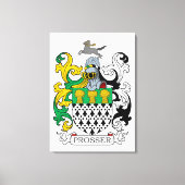 Prosser Family Crest Canvas Afdruk (Voorkant)