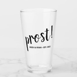 "Prost" Drink Glas
