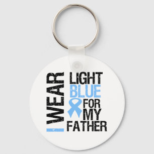 Prostaat Cancer Light Blue Ribbon Vader Sleutelhanger