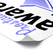 Prostaatkanker Bewustheid 5 Poster (Hoek)