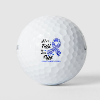 Prostaatkanker Bewustmaking Haar strijd is onze st Golfballen