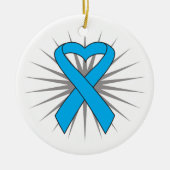 prostaatkanker - hartlint keramisch ornament (Voorkant)