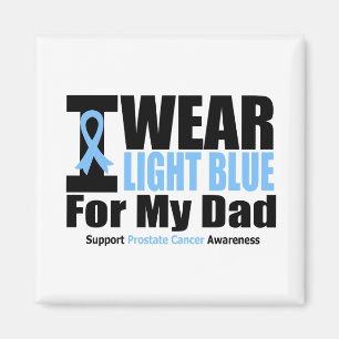 Prostaatkanker Ik Draag licht blauw voor mijn vade Magneet