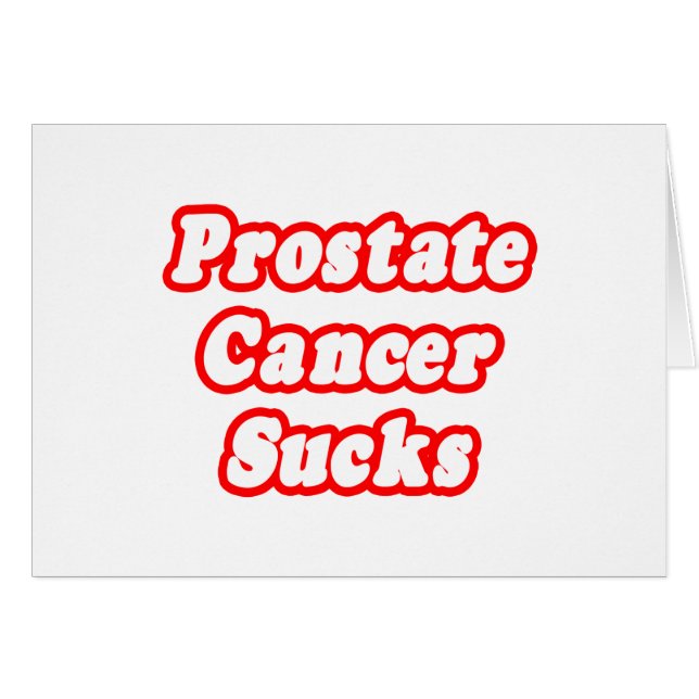 Prostaatkanker is klote (Voorkant Horizontaal)