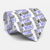 Prostaatkanker overlevende dat we vonden dat ik wo stropdas (Opgerold)