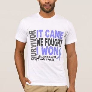 Prostaatkanker overlevende dat we vonden dat ik wo t-shirt