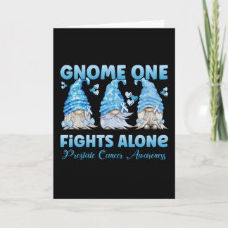 Prostate Cancer Awareness Light Blue Gnome Kaart