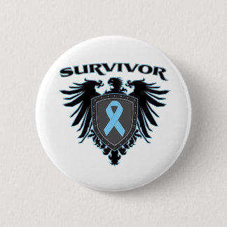 Prostate Cancer Survivor Crest Ronde Button 5,7 Cm