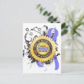 Prostate Cancer Warrior 23 Briefkaart (Staand voorkant)