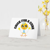 Prostate Kuiken van Kanker voor een Behandeling Kaart (Gele Bloem)