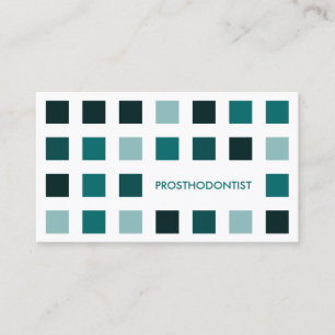 PROSTHODONTIST mod.vierkanten Visitekaartje