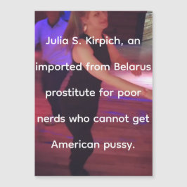 Prostituee Julia S. Kirpich Magnetisch Kaart
