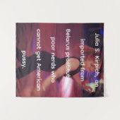 Prostituee Julia S. Kirpich Tapestry Wandkleed (Voorkant (horizontaal))