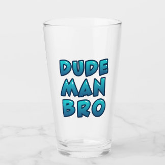 ProSuperheld Man Man Bro Pint Glass Glas