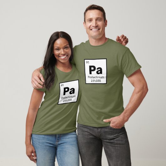 Protactinium / Periodiek Tafel - PA Element T-shir T-shirt (Unisex)