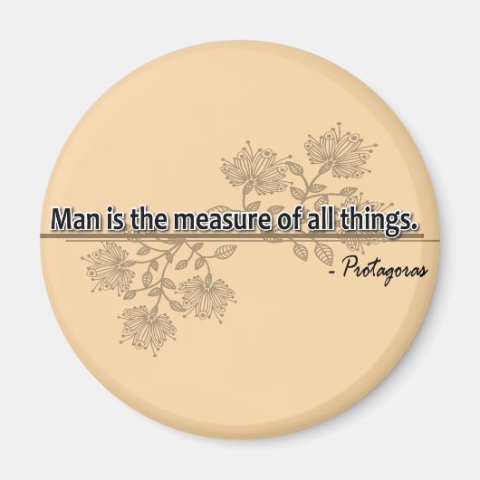 Protagoras Magneet (Voorkant)