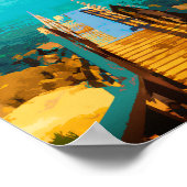 Protaras cyprus - oostelijk Cyprus Poster (Hoek)