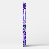 Protea Batik Hawaiian Tropische Floral Lila Case-Mate iPhone Case (Achterkant / Links)