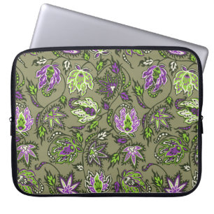 Protea Batik Tropical Neopreen Wetsuit Laptop Sleeve
