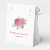 Protea Bloem Bruiloft Bedankdoosjes (Achterkant)