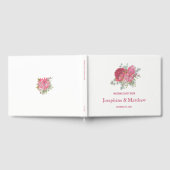 Protea Bloem Bruiloft Gastenboek (Volledig)