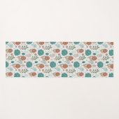 Protea Bloem Woestijn Bloemen roze Patroon Yogamat (Voorkant (horizontaal))