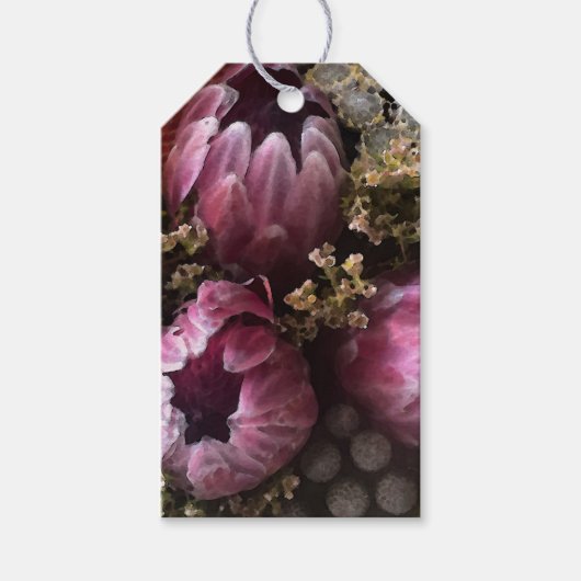 Protea Bouquet Cadeaulabel (Voorkant)