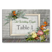 Protea - Cartes Strelitzia Flower Table (Devant)