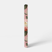 Protea Flowers Fynbos Roze Wit Groen Telefoonhoes Samsung Galaxy Hoesje (Linkerkant)