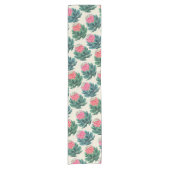 Protea Flowers Pattern Korte Tafelloper (Voorkant)