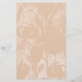 Protea Flowers Personalized Stationary (Achterkant)