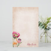 Protea Flowers Personalized Stationary (Staand voorkant)