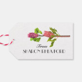 Protea Label Cadeaulabel (Achterkant Horizontaal)