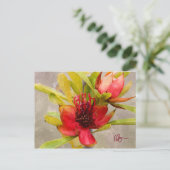 Protea Love Briefkaart (Staand voorkant)