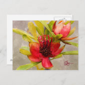 Protea Love Briefkaart (Voorkant / Achterkant)