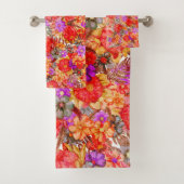 Protea Pattern Bad Handdoek (Insitu)