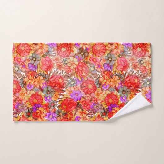 Protea Pattern Bad Handdoek (Handdoek)