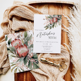 Protea Verjaardag Uitnodiging