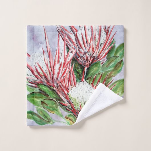 Protéas (Gant de toilette)