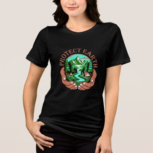 Protect Earth Nature T-Shirt (Voorkant)