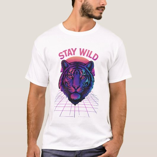 Protect Nature with Tiger Power T-Shirt (Devant)